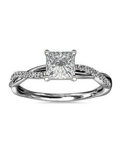 Blue Nile Princess Cut Engagement Ring