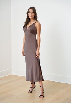 B2 Bridesmaids by Jasmine B253068 V-Neck Bridesmaid Dress