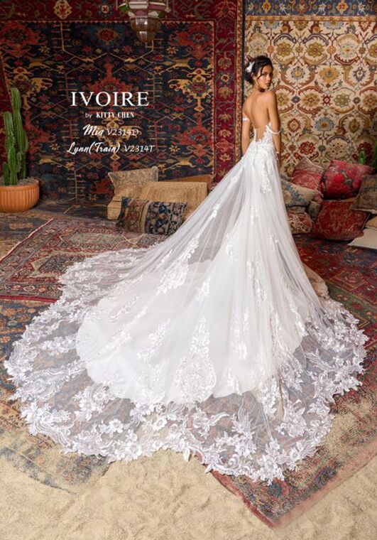 IVOIRE by KITTY CHEN MIA LYNN, V2314 Fit-and-Flare Wedding Dress - 2