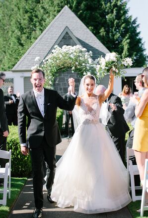 Romantic, Illusion-Lace Ball Gown