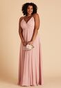 Birdy Grey Kaia Dress Curve in Dusty Rose V-Neck Bridesmaid Dress - thumbnail - 2