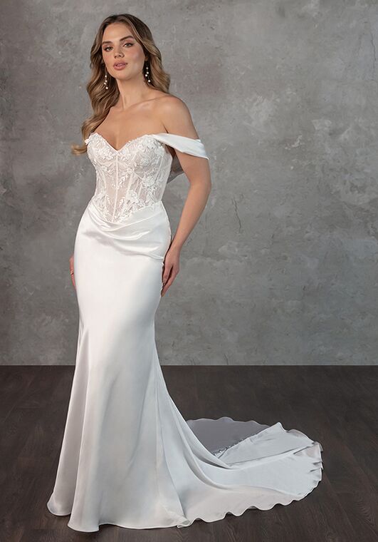 Essense of Australia D4303 Column Wedding Dress - 3