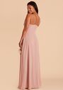 Birdy Grey Theresa Dress in Chiffon Dusty Rose V-Neck Bridesmaid Dress - thumbnail - 2