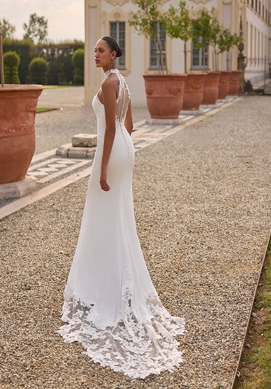 Justin Alexander Kamia Fit-and-Flare Wedding Dress - 2