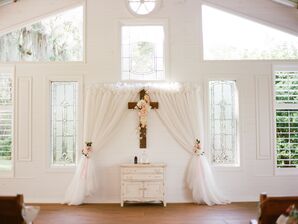 Simple, Sweet Chapel Ceremony Decor