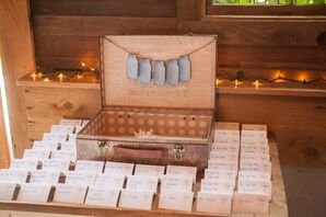 Rustic Card Box, Casual Escort Cards