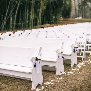 White Ceremony Seating