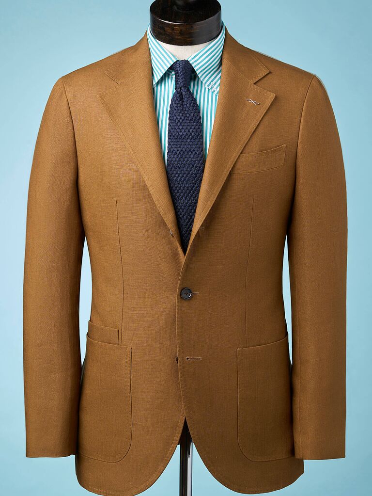 Linen 70s-inspired suit by Spier & MacKay. 