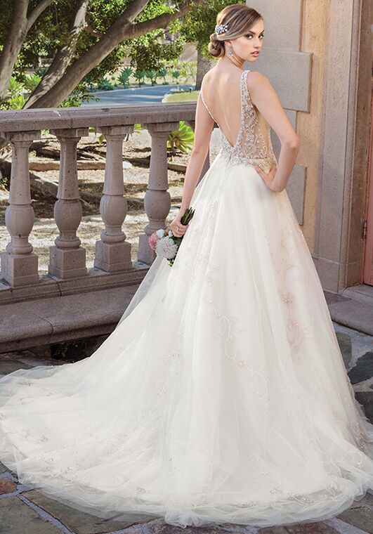 Casablanca Bridal 2316 Sable A-Line Wedding Dress - 2