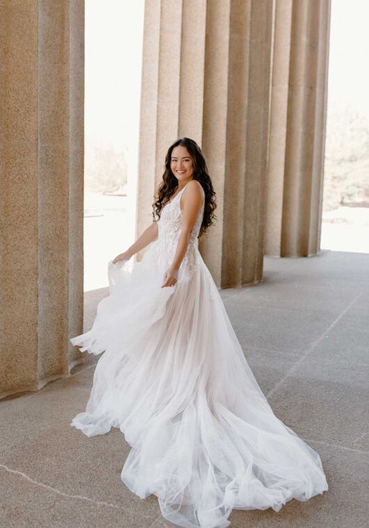 Stella York 7661 A-Line Wedding Dress - 4