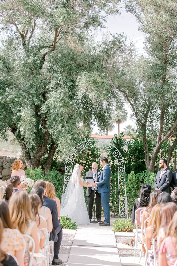 Romantic Outdoor Ceremony at The Frederick Loewe Estate in Palm Springs, California