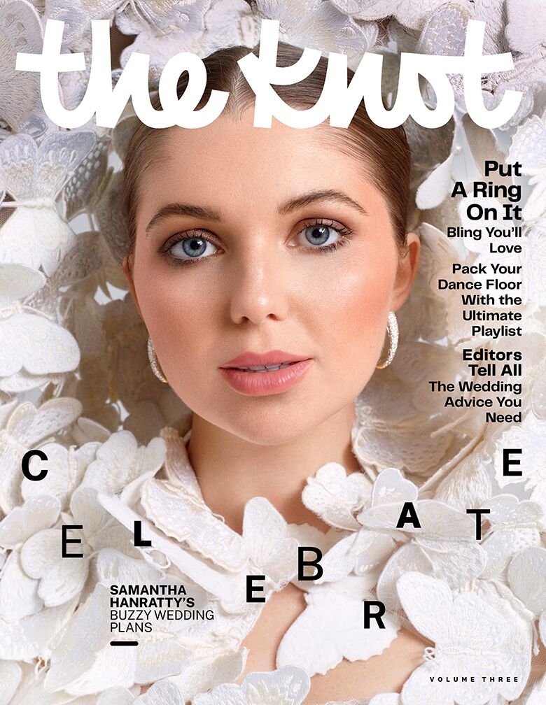 best wedding magazine, the knot magazine cover winter 2023 celebration issue