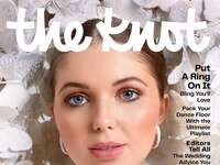 best wedding magazine, the knot magazine cover winter 2023 celebration issue