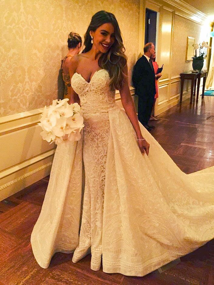 Sofia Vergara's wedding dress