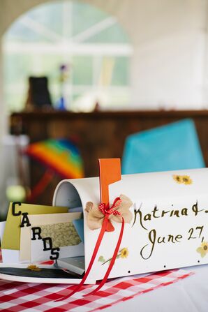 Backyard Barbecue Wedding Reception Decor