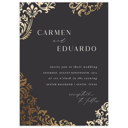 Bolero Wedding Invitation by Vera Wang