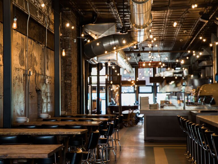 Bridal shower venue in Jersey City, New Jersey.