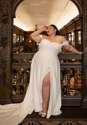 Stella York 7749 plus A-Line Wedding Dress