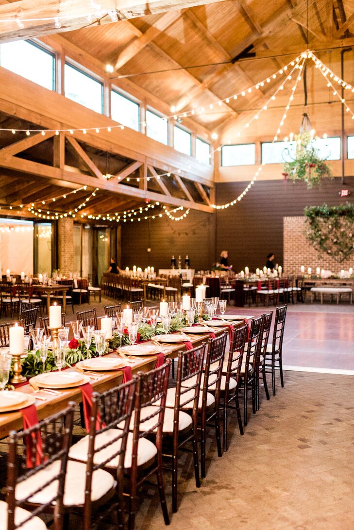 Reception at the Sutherland Estate in Wake Forest, North Carolina