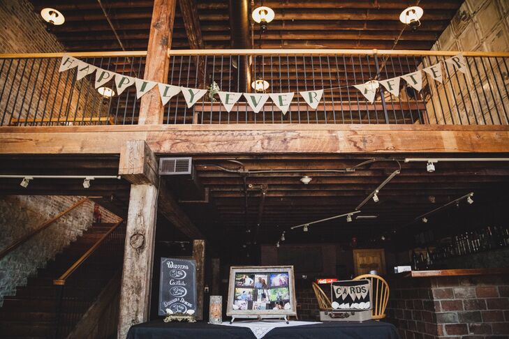 Rustic Welcome Table