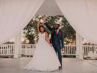 Outdoor wedding venue in Mesa, Arizona.