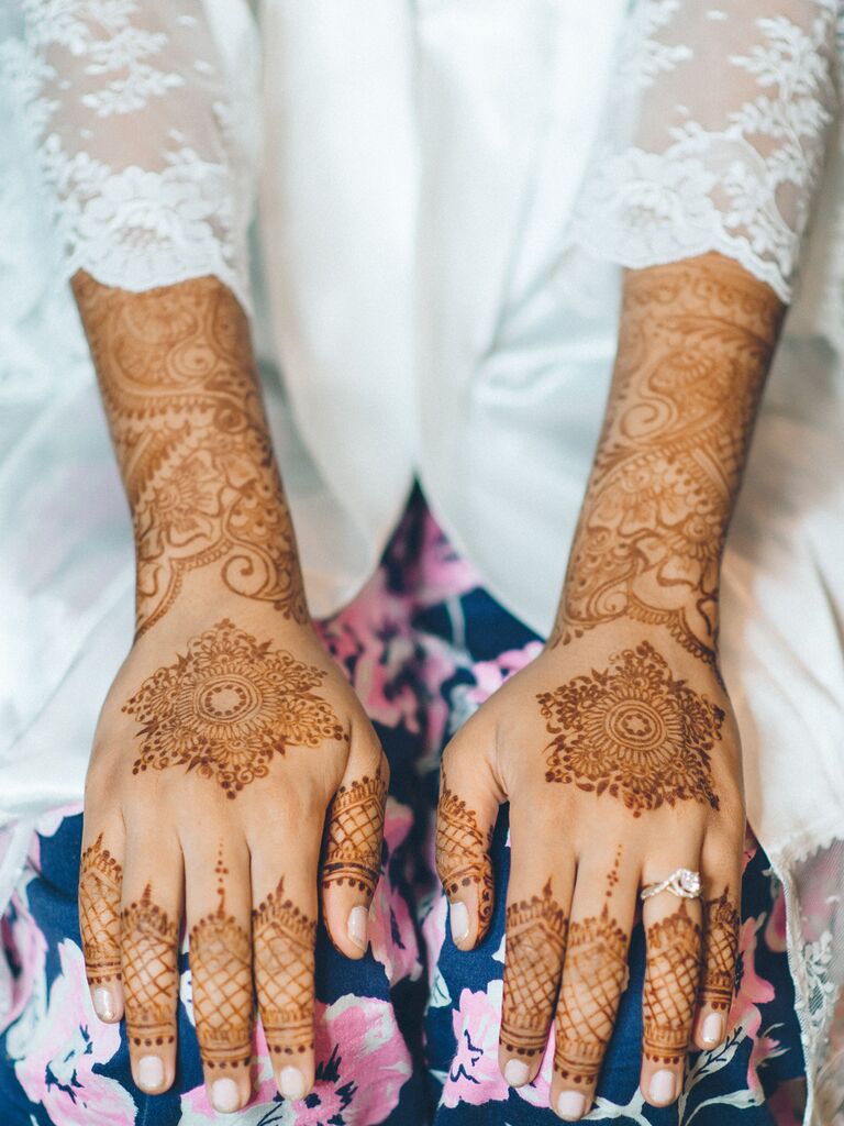 Bridal henna tattoo