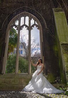 Essense of Australia D3100 A-Line Wedding Dress