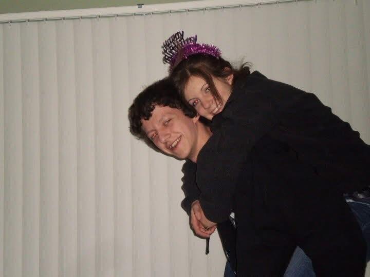 We met at a mutual friends party in high school. 