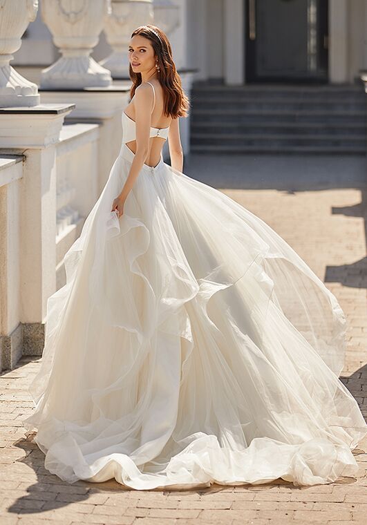 Moonlight Collection J6832 Ball Gown Wedding Dress - 2