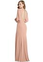 Dessy Group Long Puff Sleeve Maxi Dress with Cutout Tie-Back - 3089 Bridesmaid Dress - thumbnail - 1