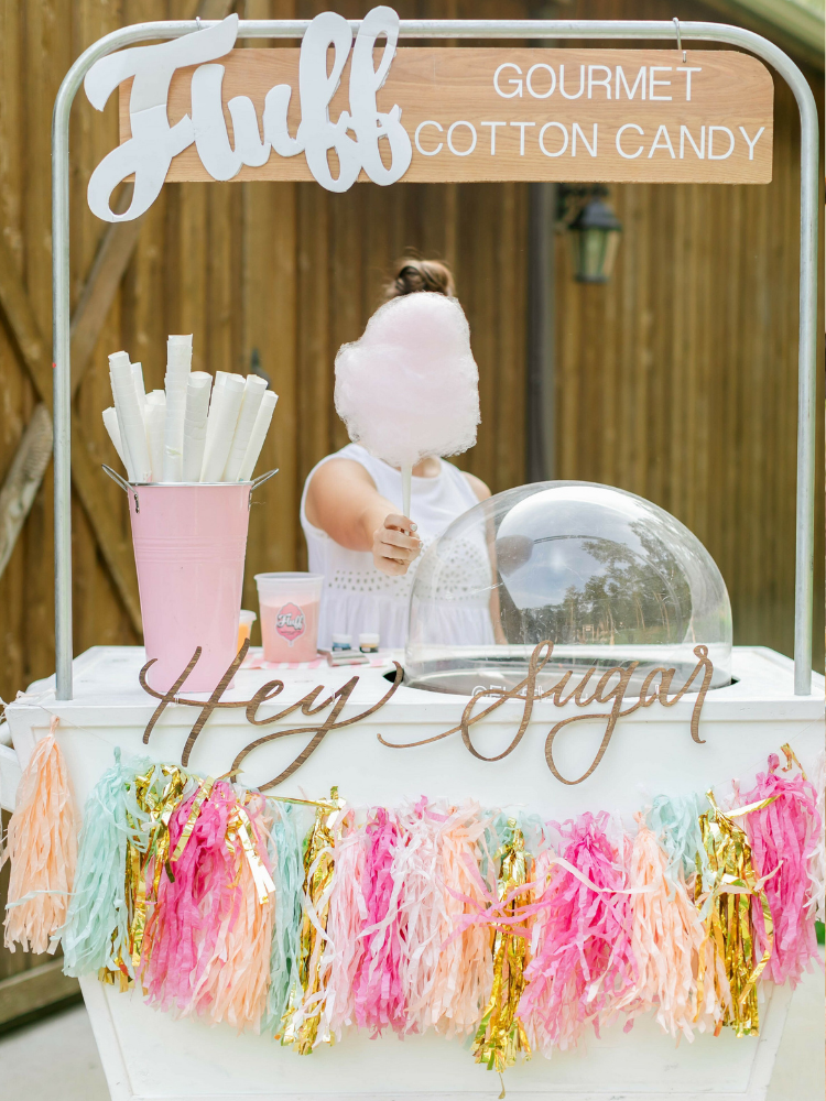 Cotton candy cart