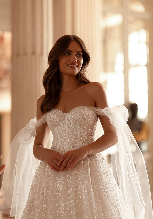 Oliver Martino Vicky A-Line Wedding Dress - 3