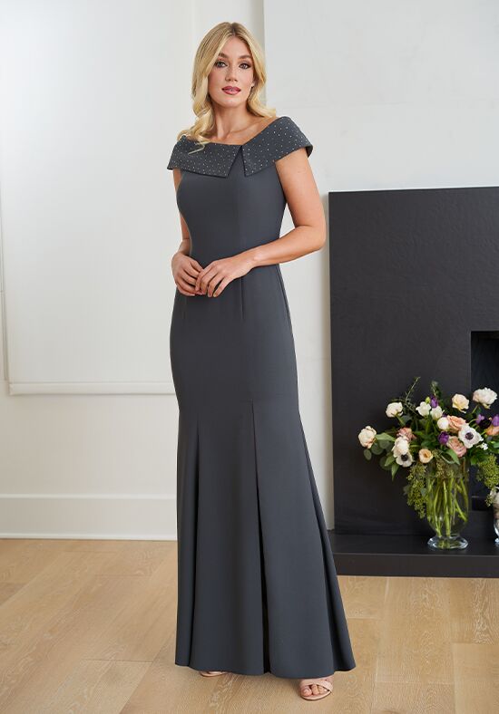 Jade Couture Mother of the Bride by Jasmine K258053 Gray Mother Of The Bride Dress - 1