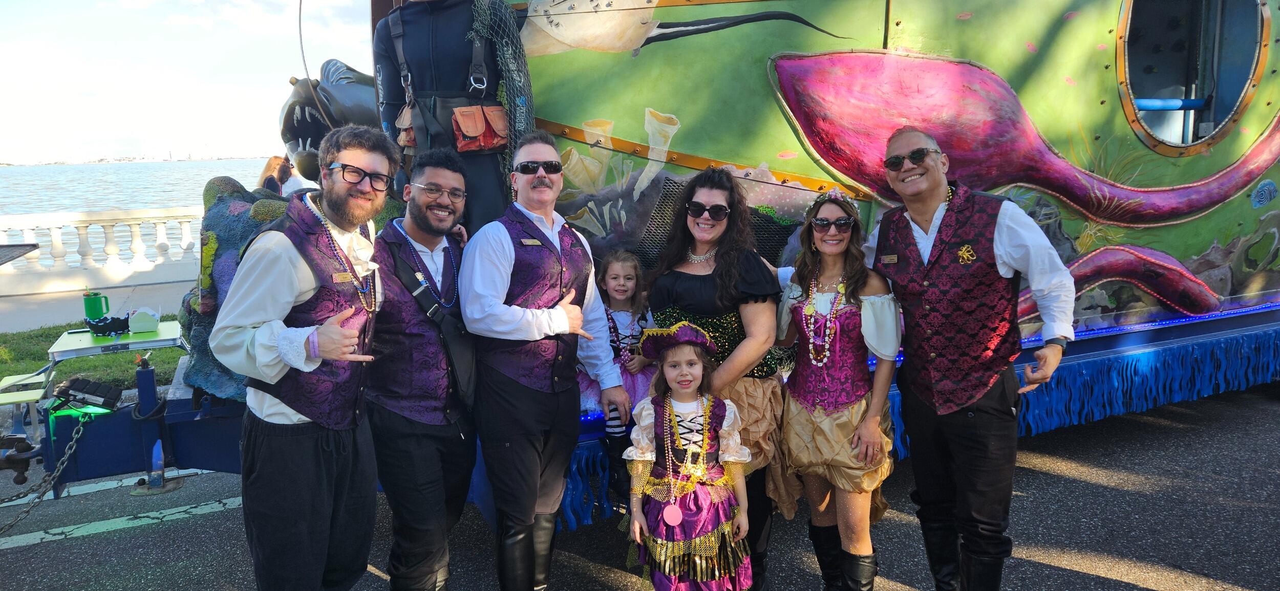 Many Gasparilla Parades - Gasparilla Children's Parade - Bayshore Blvd, Tampa