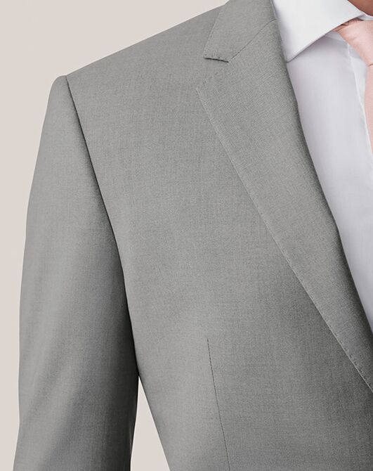 Birdy Grey Suits Taylor Suit in Gray Grey Tuxedo - 3