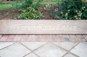 DIY Wooden Wedding Hashtag Sign