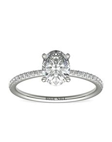 Blue Nile Oval Cut Engagement Ring
