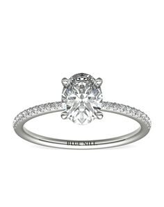 Blue Nile Oval Cut Engagement Ring