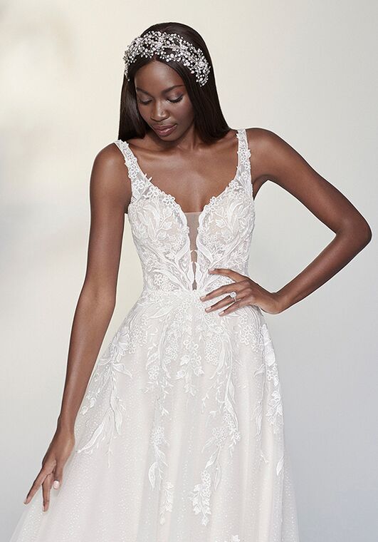 Justin Alexander Signature Gelsey A-Line Wedding Dress - 3