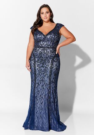 Ivonne D. 119D42 Blue Mother Of The Bride Dress