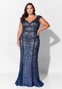 Ivonne D. 119D42 Blue Mother Of The Bride Dress - thumbnail - 1