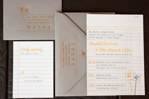 Notebook Style Invitations