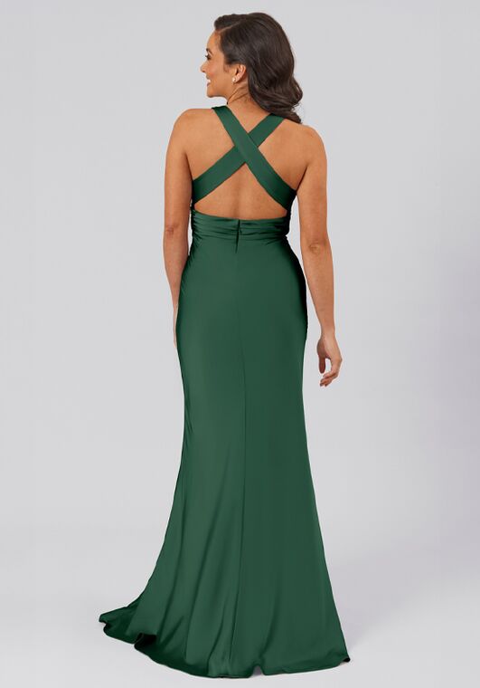 Kennedy Blue Emery V-Neck and Plunge Bridesmaid Dress - 2