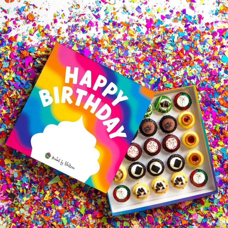 Mini cupcake gift box long distance relationship gift