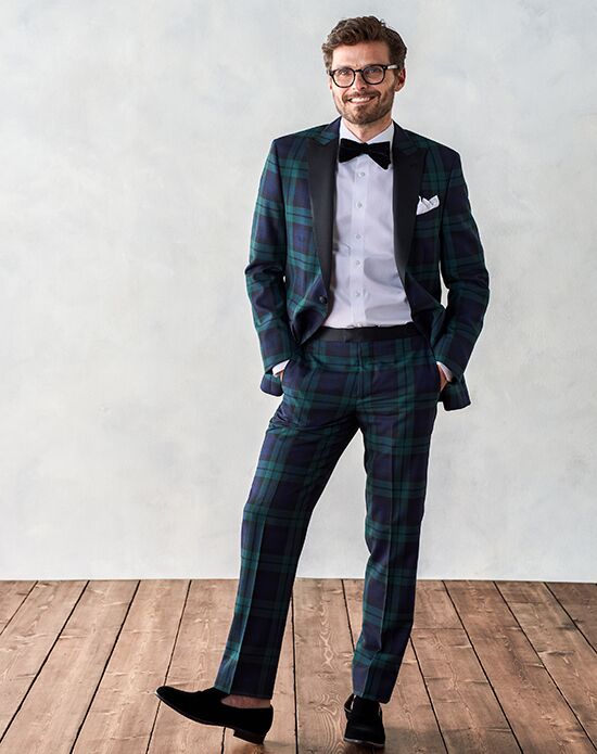 The Black Tux Black Watch Tartan Tuxedo Black Tuxedo - 1