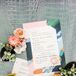 Colorful, Modern Wedding Invitations