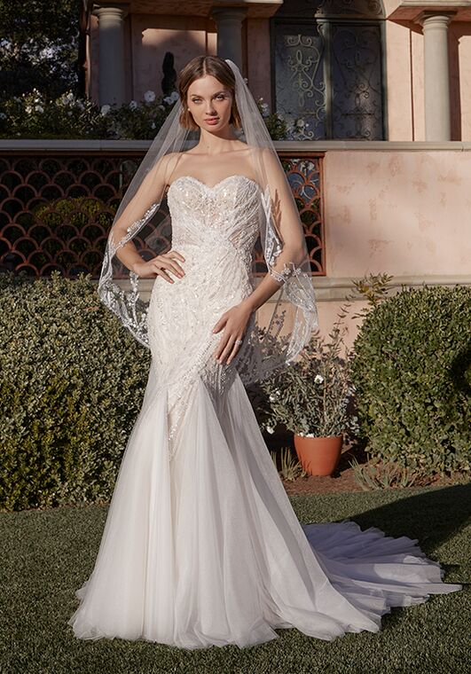 Casablanca Bridal Style 2527 Erza Fit-and-Flare Wedding Dress - 4