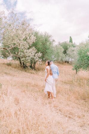 Engagement Photos at Terre Di Nano in Val d’Orcia, Italy