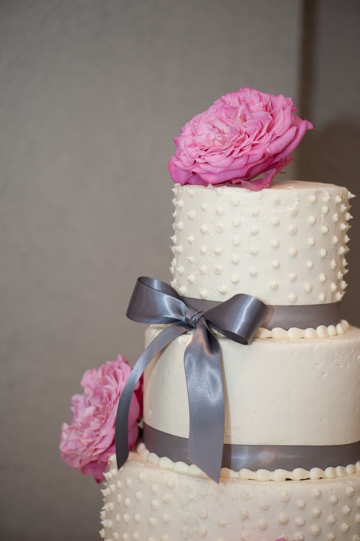 Pink Flower Cake Topper
