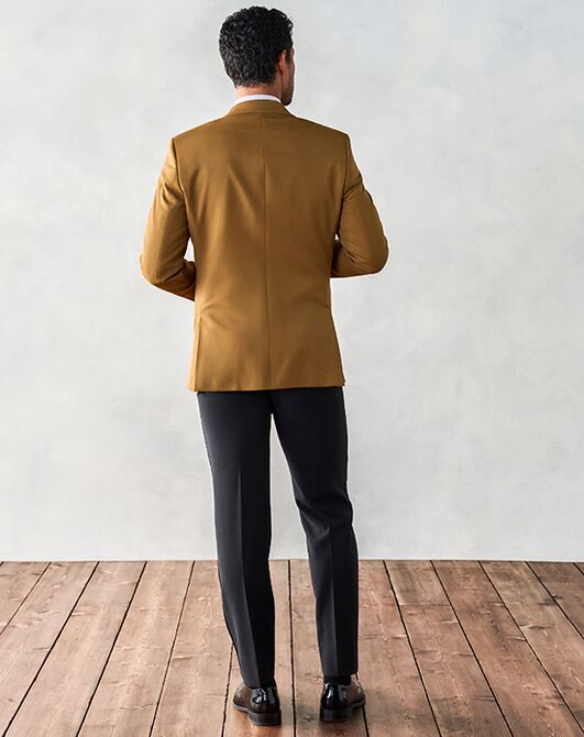 The Black Tux Marigold Shawl Jacket Tuxedo Gold Tuxedo - 3